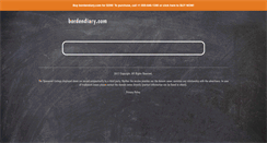 Desktop Screenshot of bordendiary.com